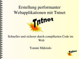 Tntnet Präsentationsfolien