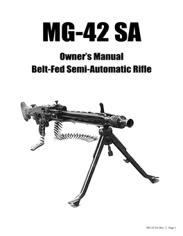 Mg-42 Semi Manual