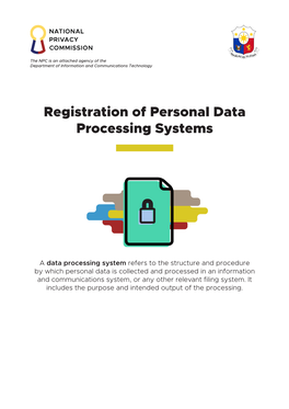 Registration of Personal Data Processing Systems
