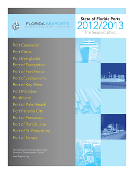 State of Florida Ports the Seaport Effect Port Canaveral Port Citrus
