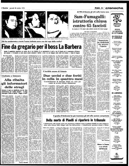 Fine Da Gregario Per Il Boss La Barbera Mente Le Autorità Tedesche Non Avevano Concesso IR Sua Dalla Nostra Redazione STORIA D'italia I Estradizione