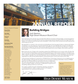 ANNUAL REPORT Museum Board of Trustees