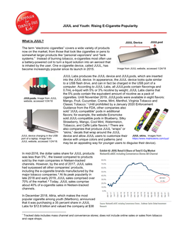 JUUL and Youth: Rising E-Cigarette Popularity