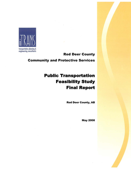 Public Transportation Feasibility Study Final Report