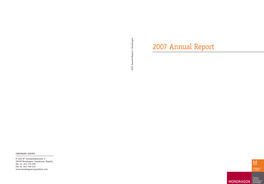 2007 Annual Report • Mondragón 2007 Report Annual “ Culture Is the Only Asset That Is Never Devalued”