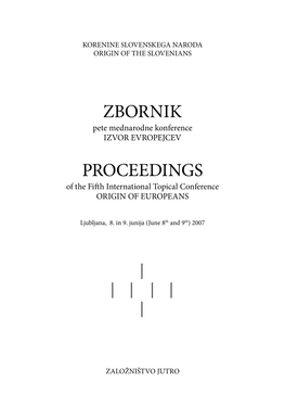 Zbornik Proceedings