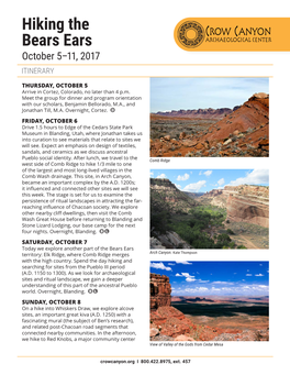 Hiking the Bears Ears