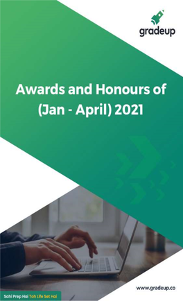 Awards and Honours: February 2021 1