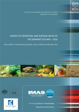 Surveys of Intertidal and Subtidal Biota of the Derwent Estuary – 2010