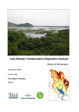 Lake Shkoder Transboundary Diagnostics Analysis