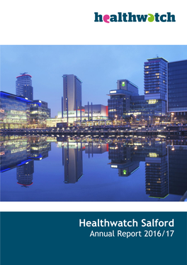Healthwatch Salford Annual Report 2016/17