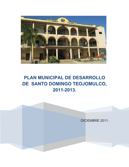 Plan Municipal De Desarrollo De Santo Domingo