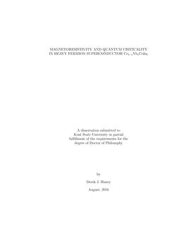 MAGNETORESISTIVITY and QUANTUM CRITICALITY in HEAVY FERMION SUPERCONDUCTOR Ce1−Xybxcoin5