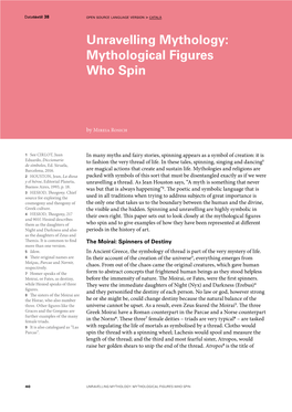 Mythological Figures Who Spin