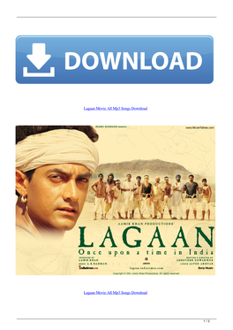 Lagaan Movie All Mp3 Songs Download