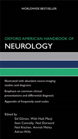 Oxford American Handbook of Neurology Published and Forthcoming Oxford American Handbooks