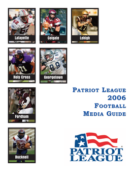 Patriot League 2006 Football Media Guide