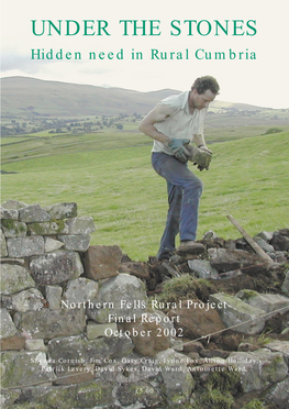 UNDER the STONES Hidden Need in Rural Cumbria