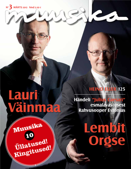 Lauri Väinmaa Lembit Orgse