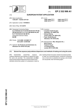 Solvent Free Aqueous Polyurethane Dispersions and Methods of Making and Using the Same