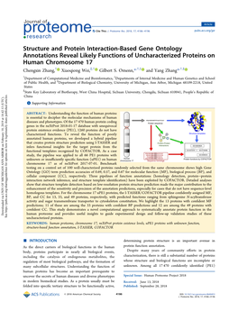 Structure and Protein Interaction-Based Gene Ontology