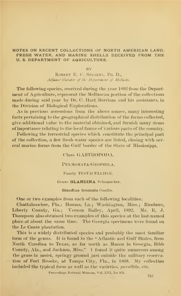 Proceedings of the United States National Museum