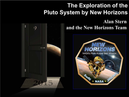 The Exploration of the Pluto System by New Horizons