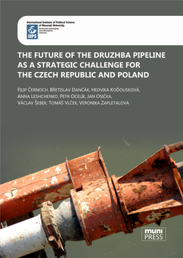 The Future of the Druzhba Pipeline As a Strategic Challenge for the Czech Republic and Poland