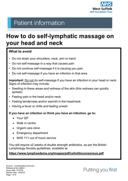 How to Do Self-Lymphatic Massage on Your Head and Neck