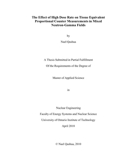 The Effect of High Dose Rate on Tissue Equivalent Proportional Counter Measurements in Mixed Neutron-Gamma Fields