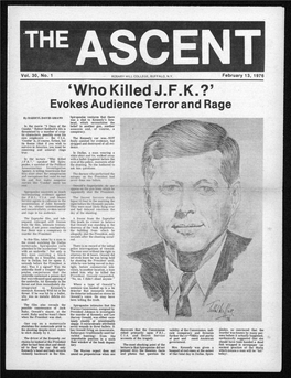 'Who Killed J.F.K.?'