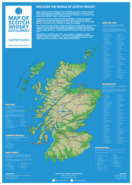 Distilleries, Making It the Greatest MAP of Concentration of Whisky Producers in the World