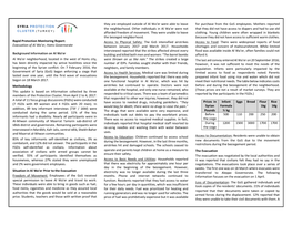 Rapid Protection Monitoring Report