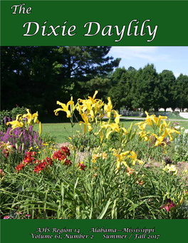Summer/Fall 2017 Dixie Daylily