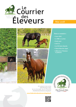 Éleveurs Mai 2018