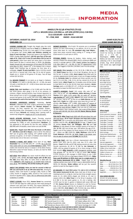 08-23-2014 Angels Game Notes