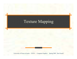 Texture Mapping