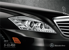 2013 Mercedes Benz S-Class Brochure