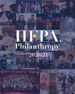 Philanthropy 2020-21 Philanthropy