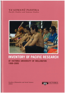 Inventory of Pacific Research