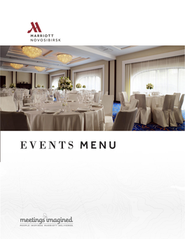 Event Menus Service Fee 10% Is Not Included