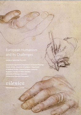 European Humanism and Its Challenges Booklet