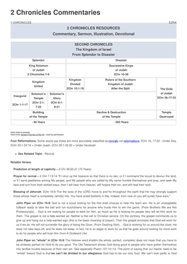 2 Chronicles Commentaries