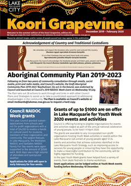 Aboriginal Community Plan 2019-2023