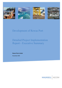 Development of Rewas Port Detailed Project Implementation Report