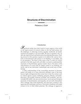 Structures of Discrimination