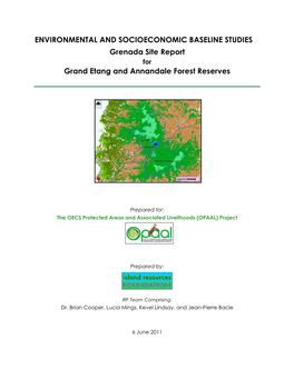 Grenada Site Report for Grand Etang and Annandale Forest Reserves
