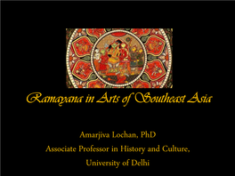 Ramayana in Arts of Southeast Asia