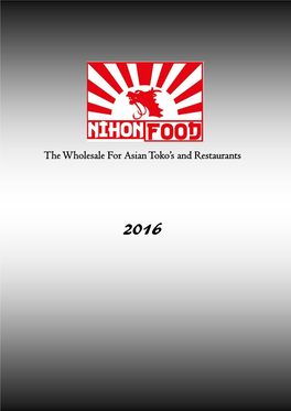 The Wholesale for Asian Toko's and Restaurants