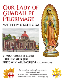 Pilgrimage Flyer